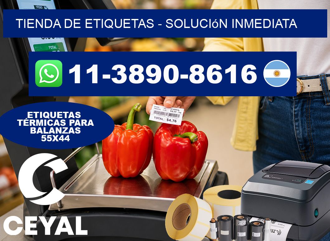 TIENDA DE ETIQUETAS - Solución inmediata