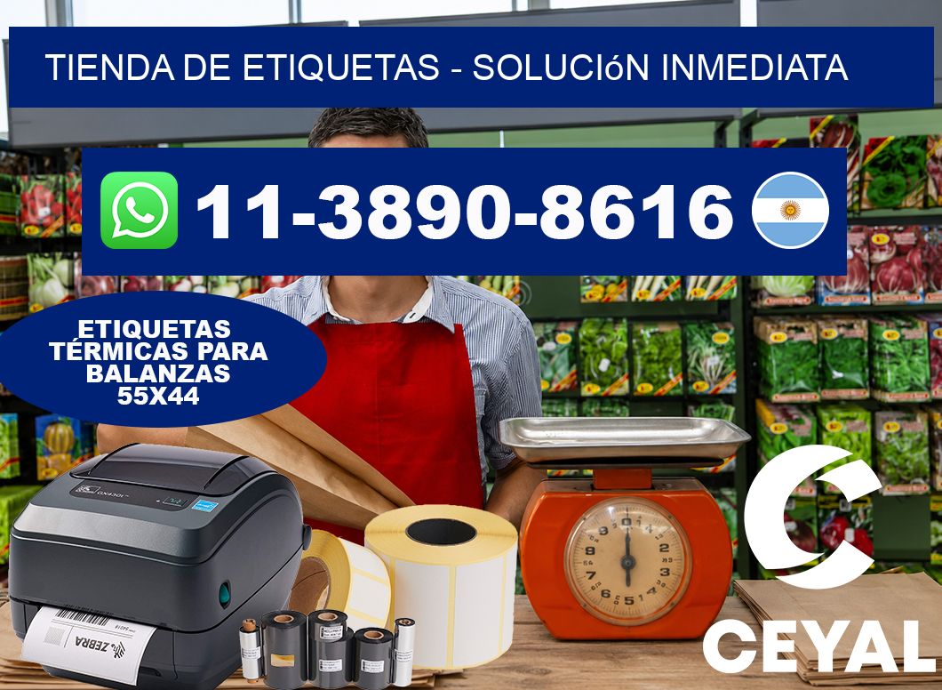 TIENDA DE ETIQUETAS – Solución inmediata