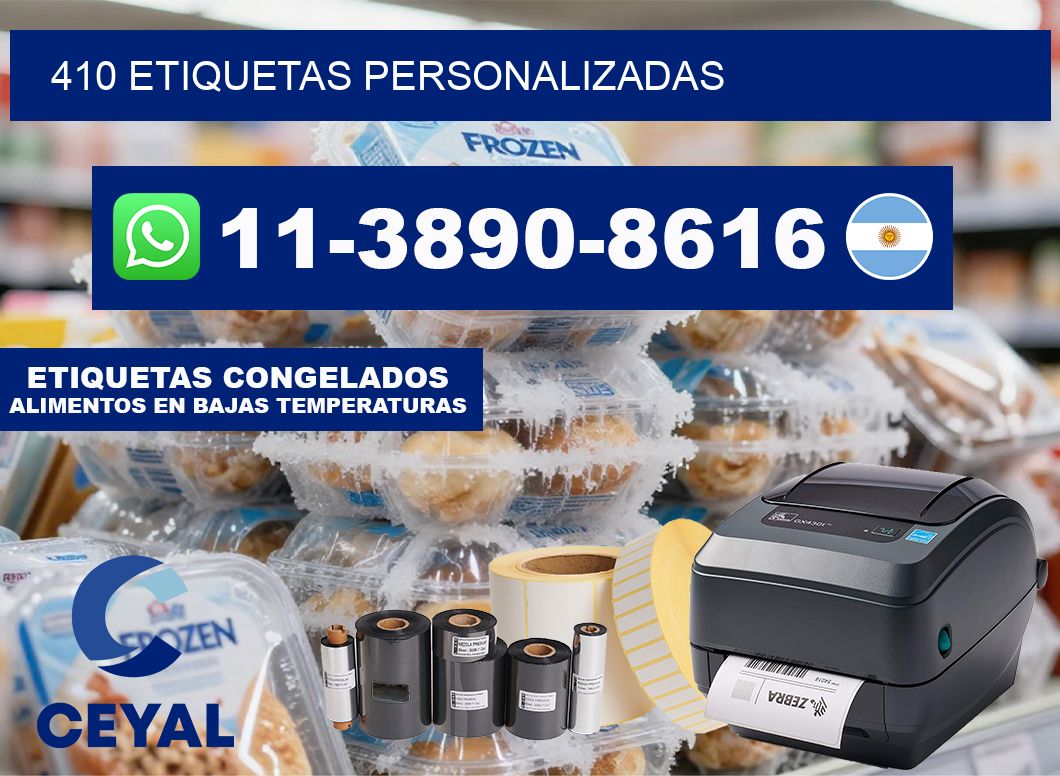 410 ETIQUETAS PERSONALIZADAS