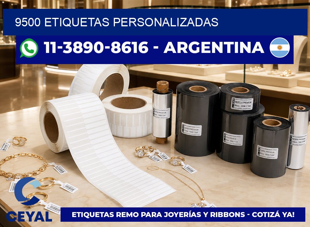 9500 ETIQUETAS PERSONALIZADAS
