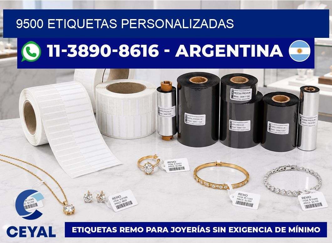 9500 ETIQUETAS PERSONALIZADAS