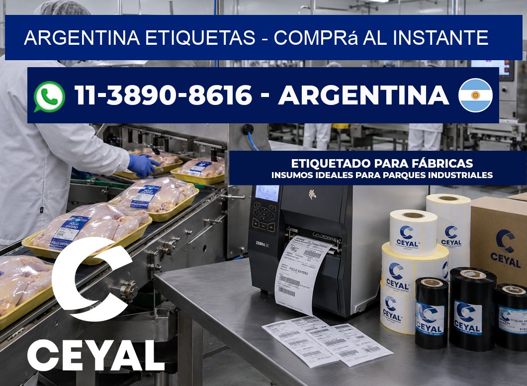ARGENTINA ETIQUETAS - Comprá al instante