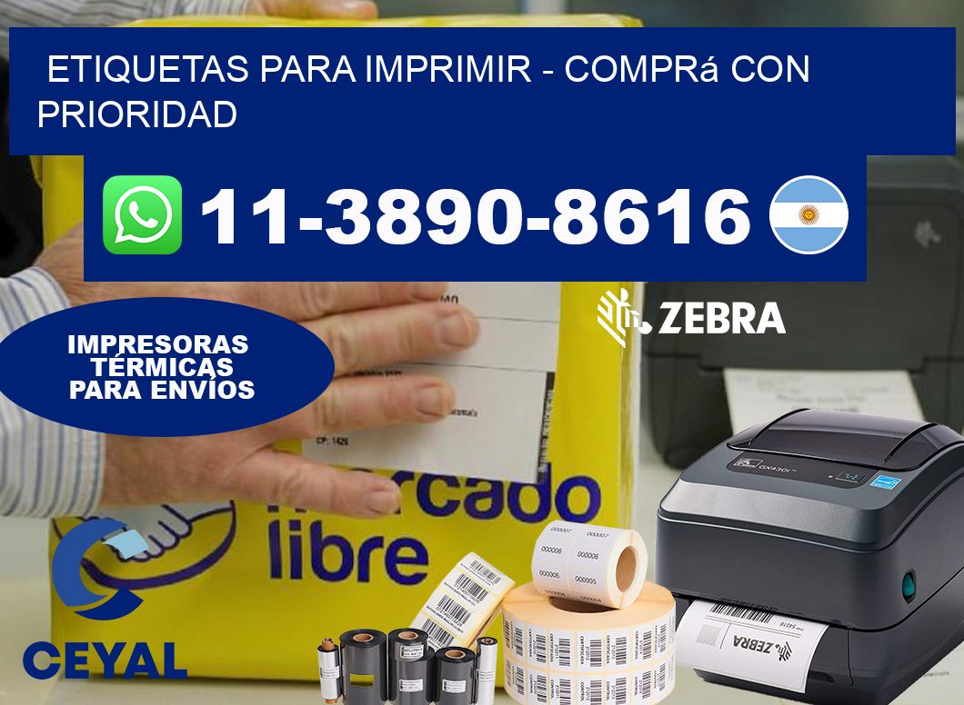 ETIQUETAS PARA IMPRIMIR – Comprá con prioridad