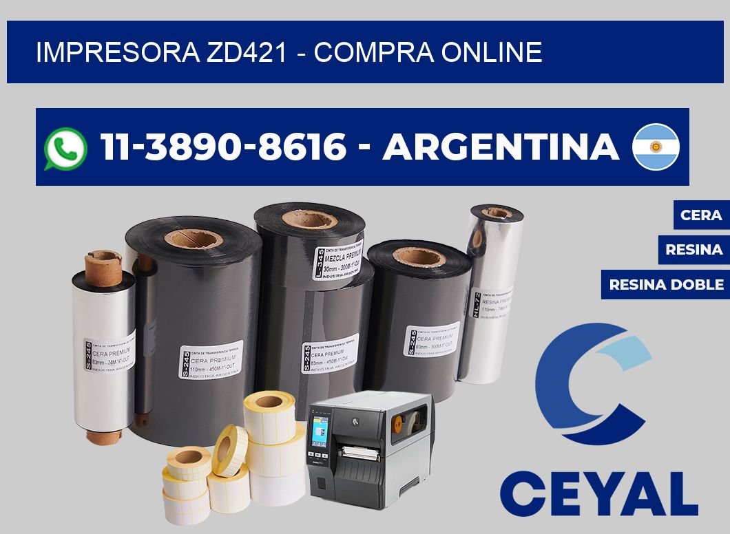 IMPRESORA ZD421 - compra online
