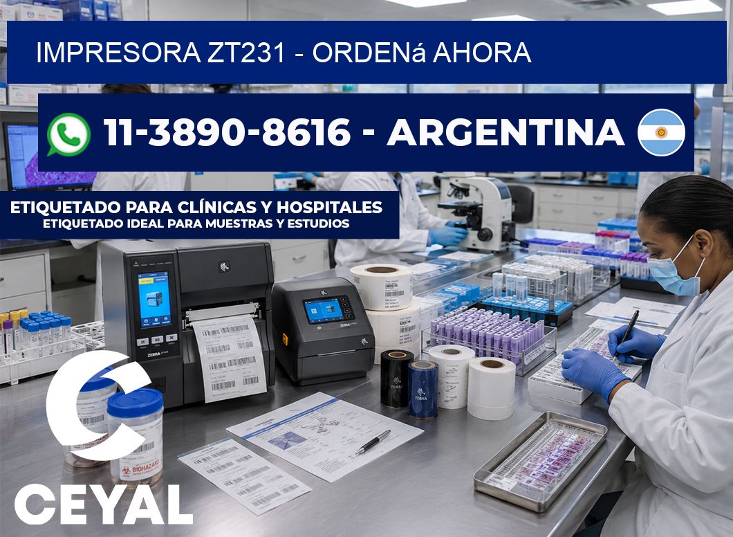 IMPRESORA ZT231 - Ordená ahora