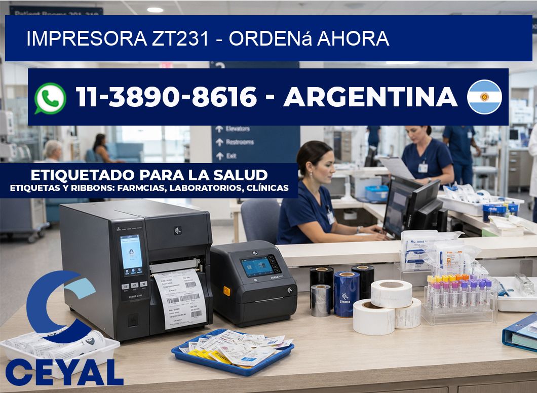 IMPRESORA ZT231 – Ordená ahora
