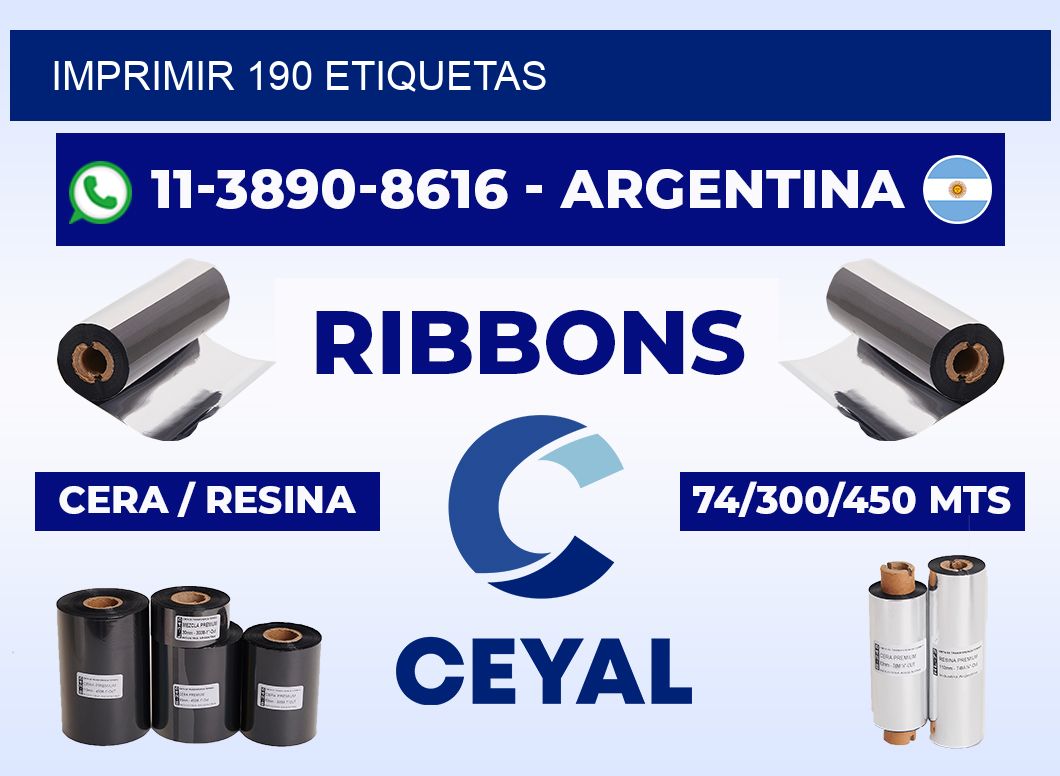 IMPRIMIR 190 ETIQUETAS