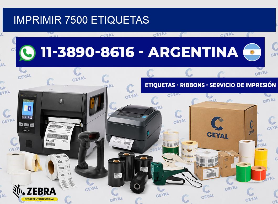 IMPRIMIR 7500 ETIQUETAS