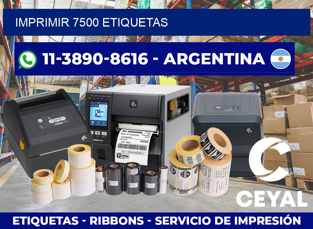 IMPRIMIR 7500 ETIQUETAS