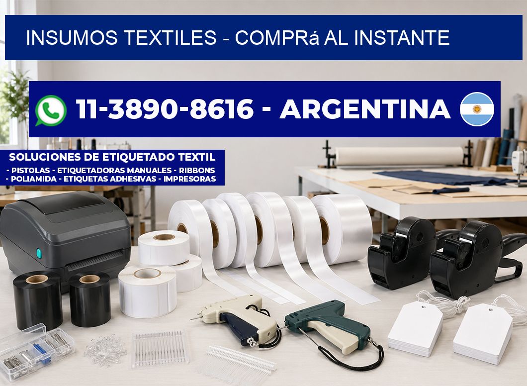 INSUMOS TEXTILES - Comprá al instante