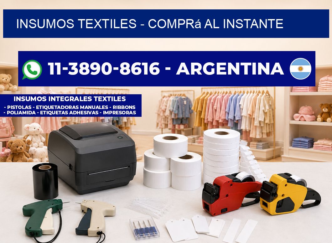 INSUMOS TEXTILES - Comprá al instante