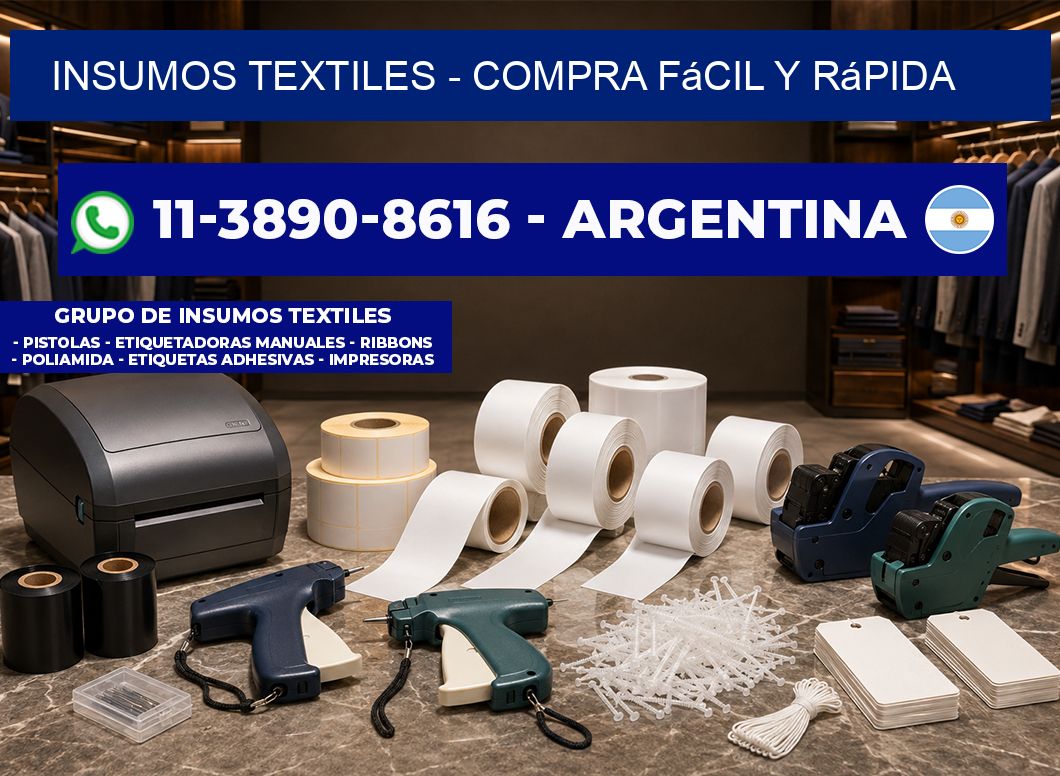 INSUMOS TEXTILES - Compra fácil y rápida
