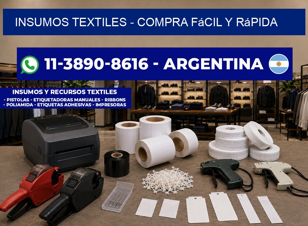 INSUMOS TEXTILES - Compra fácil y rápida