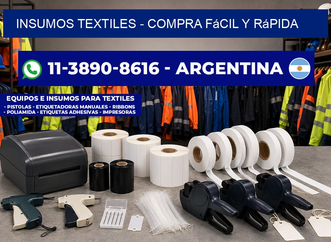 INSUMOS TEXTILES - Compra fácil y rápida