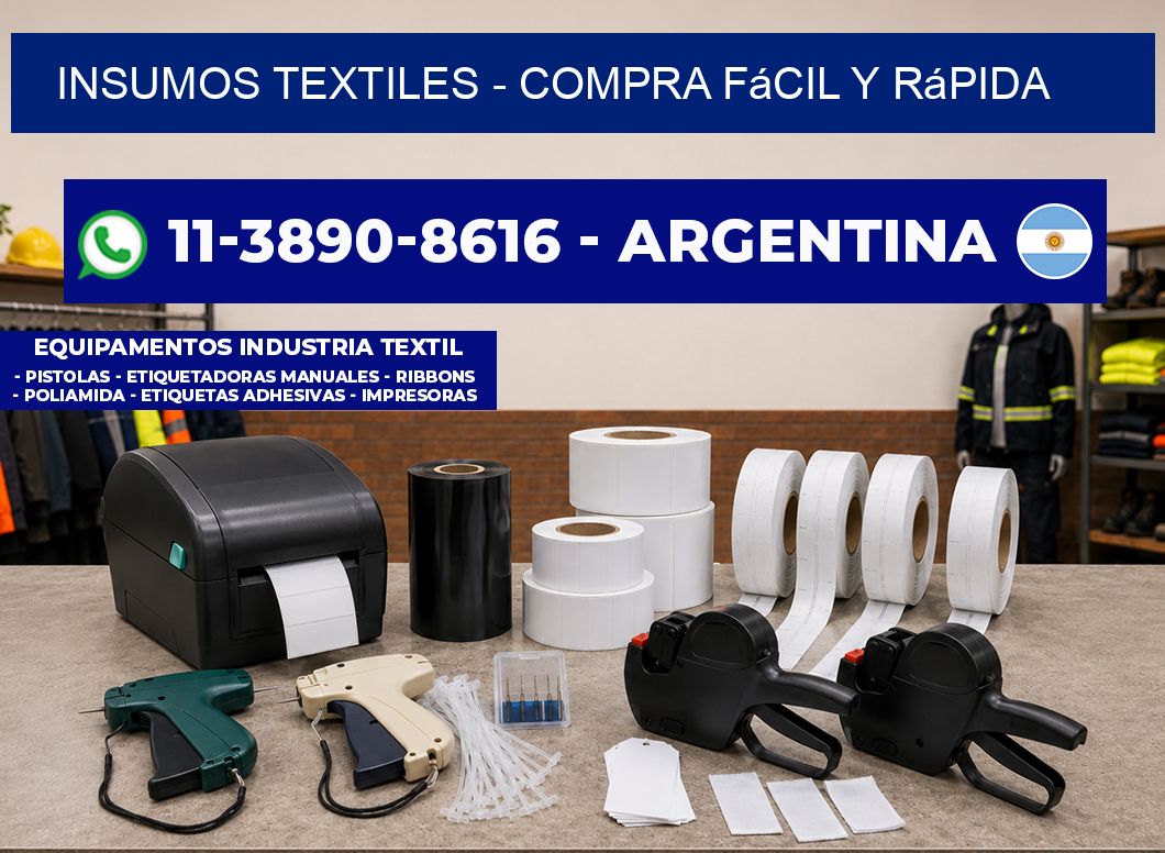INSUMOS TEXTILES – Compra fácil y rápida