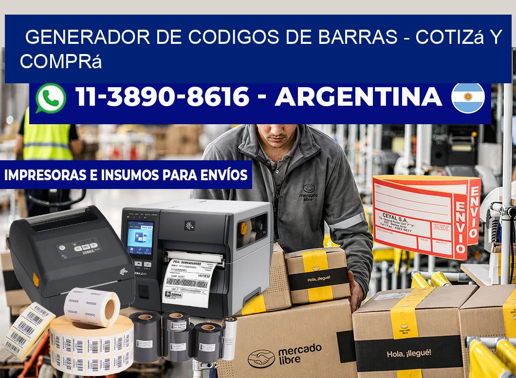 generador de codigos de barras – Cotizá y comprá