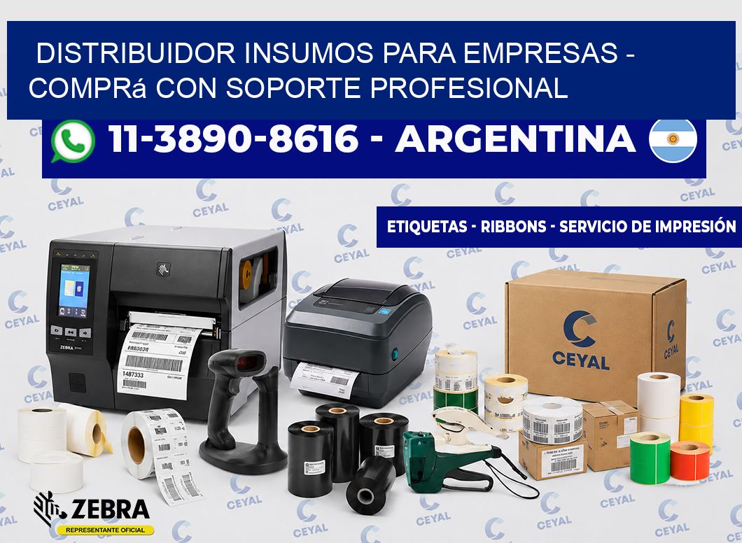 DISTRIBUIDOR INSUMOS PARA EMPRESAS - Comprá con soporte profesional