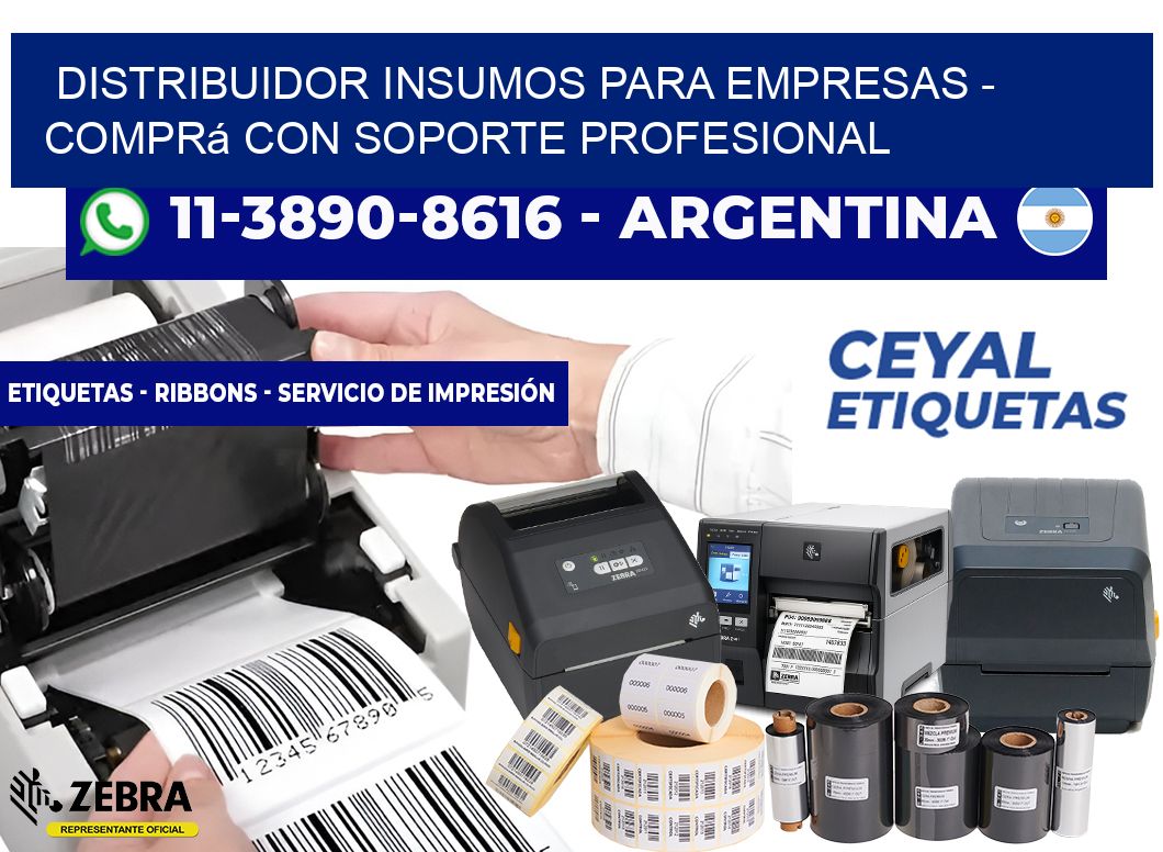 DISTRIBUIDOR INSUMOS PARA EMPRESAS - Comprá con soporte profesional