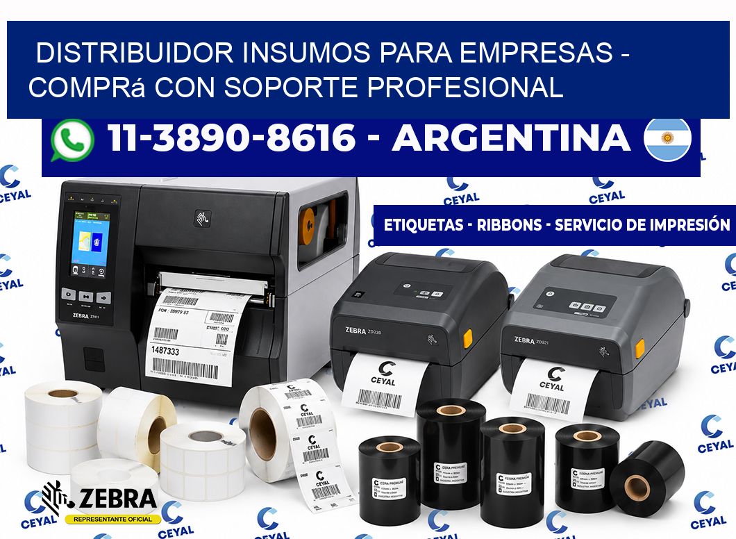 DISTRIBUIDOR INSUMOS PARA EMPRESAS - Comprá con soporte profesional
