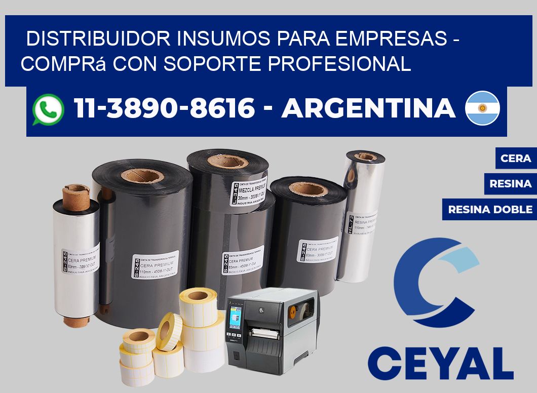 DISTRIBUIDOR INSUMOS PARA EMPRESAS - Comprá con soporte profesional