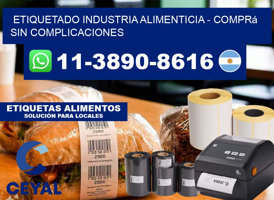 ETIQUETADO INDUSTRIA ALIMENTICIA - Comprá sin complicaciones