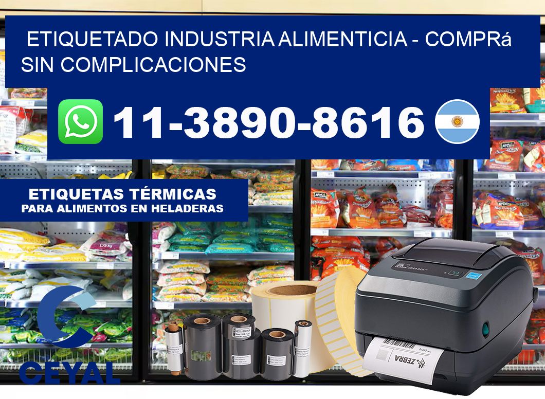 ETIQUETADO INDUSTRIA ALIMENTICIA - Comprá sin complicaciones