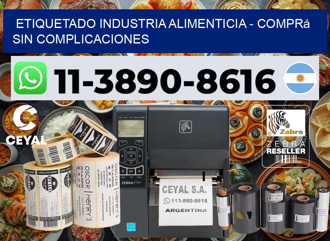 ETIQUETADO INDUSTRIA ALIMENTICIA - Comprá sin complicaciones