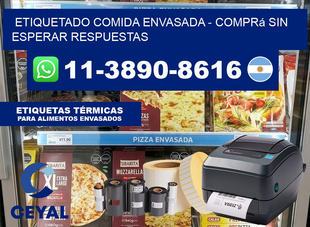 Etiquetado comida envasada – Comprá sin esperar respuestas