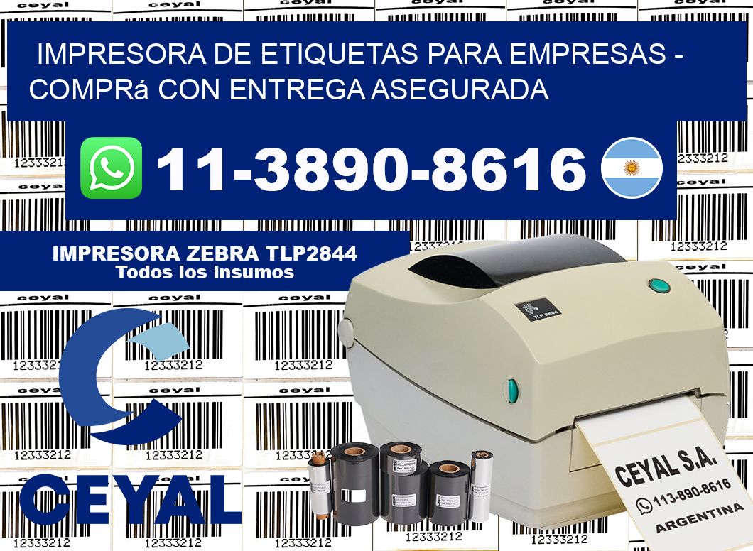 IMPRESORA DE ETIQUETAS PARA EMPRESAS - Comprá con entrega asegurada