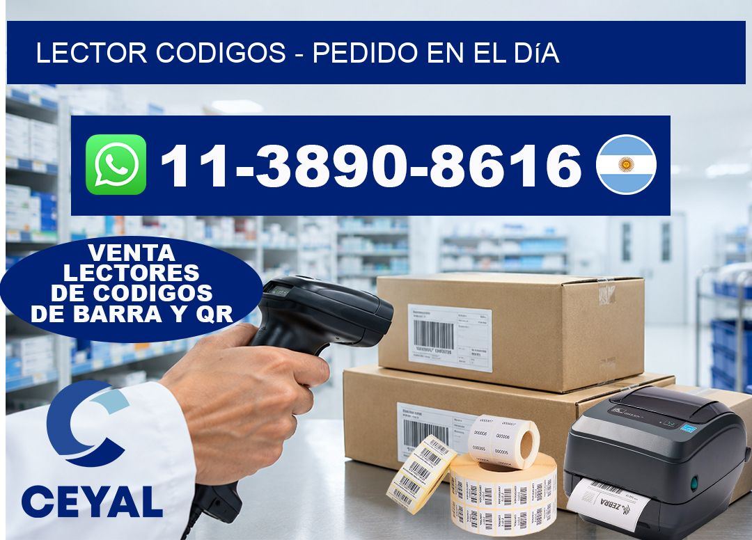LECTOR CODIGOS - Pedido en el día