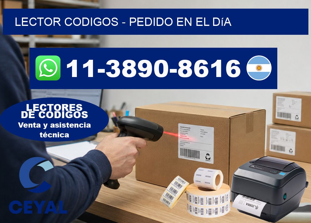 LECTOR CODIGOS - Pedido en el día