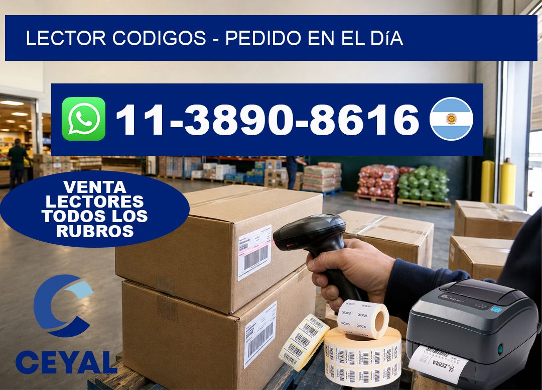 LECTOR CODIGOS - Pedido en el día