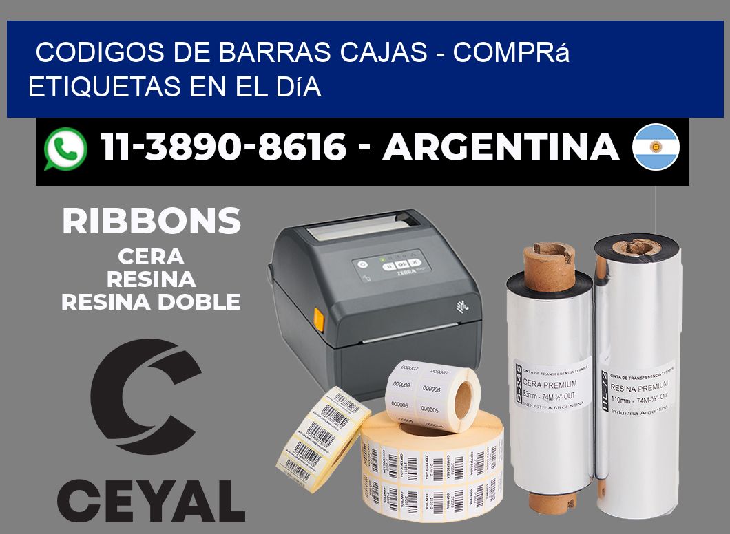codigos de barras cajas - Comprá etiquetas en el día