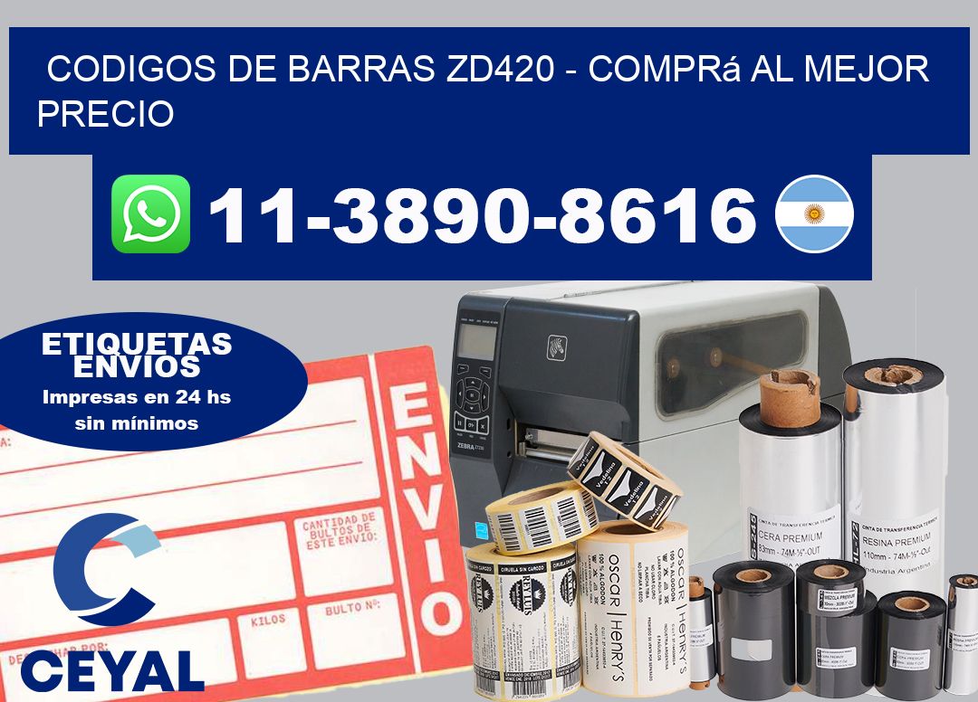 codigos de barras zd420 - Comprá al mejor precio