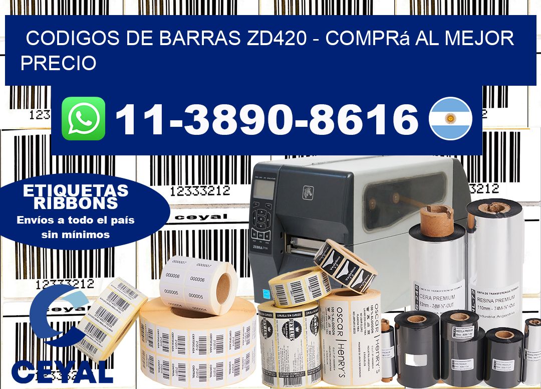 codigos de barras zd420 - Comprá al mejor precio