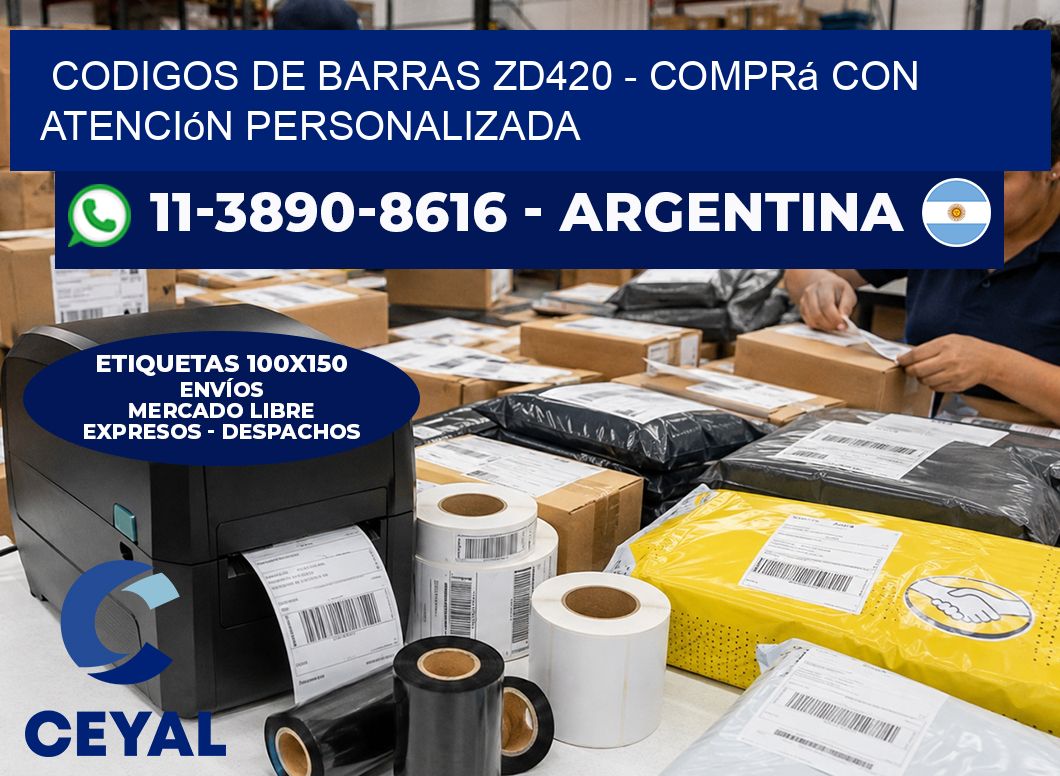 codigos de barras zd420 - Comprá con atención personalizada