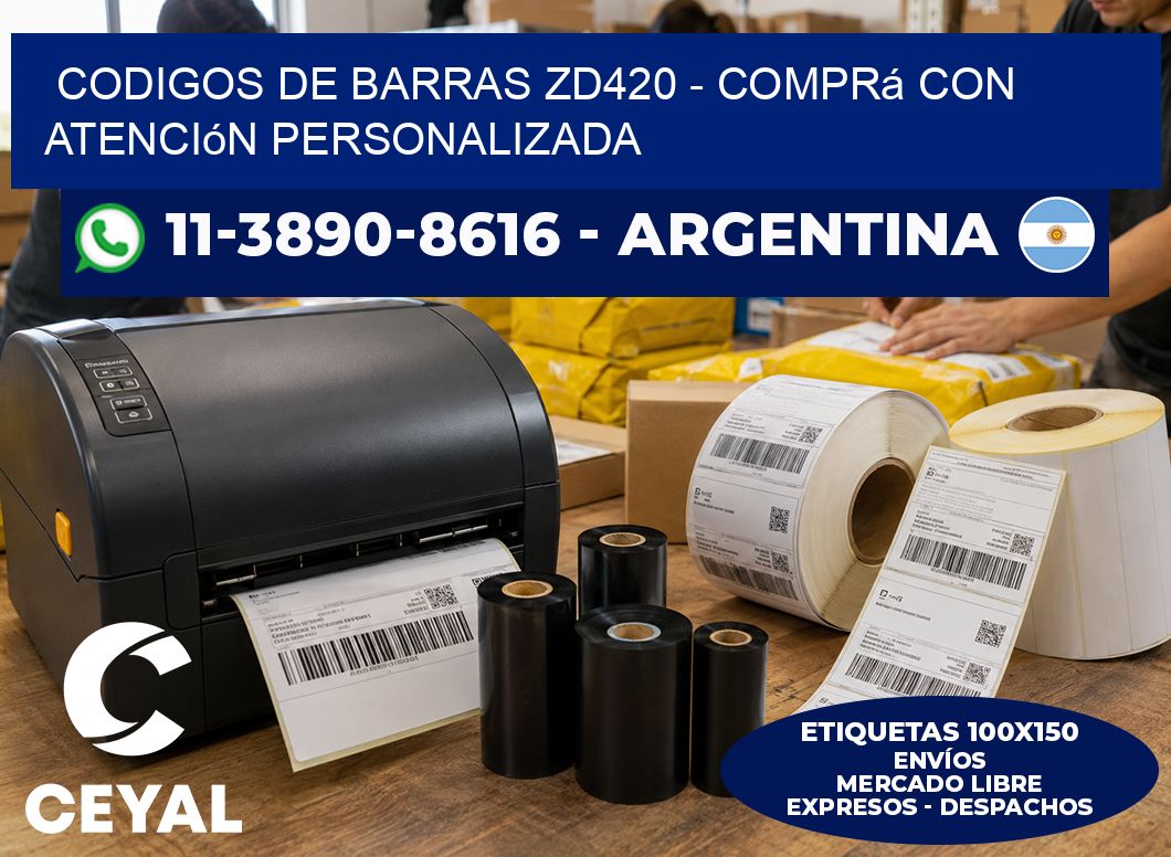codigos de barras zd420 - Comprá con atención personalizada