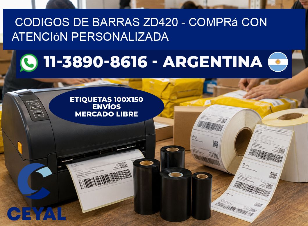 codigos de barras zd420 - Comprá con atención personalizada