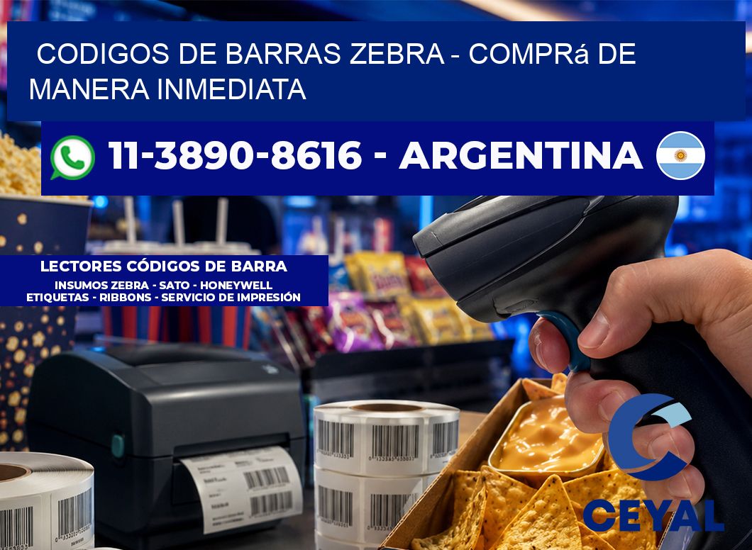 codigos de barras zebra - Comprá de manera inmediata