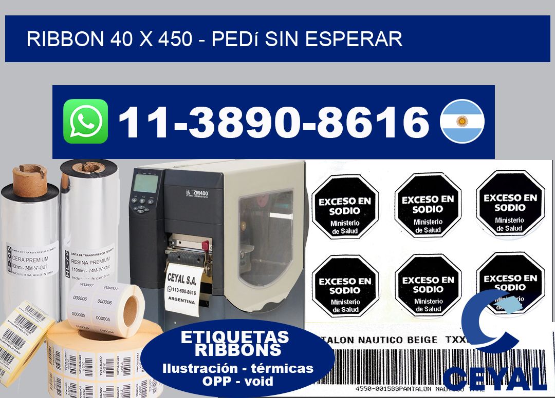 ribbon 40 x 450 – Pedí sin esperar