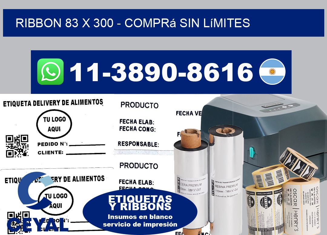 ribbon 83 x 300 - Comprá sin límites