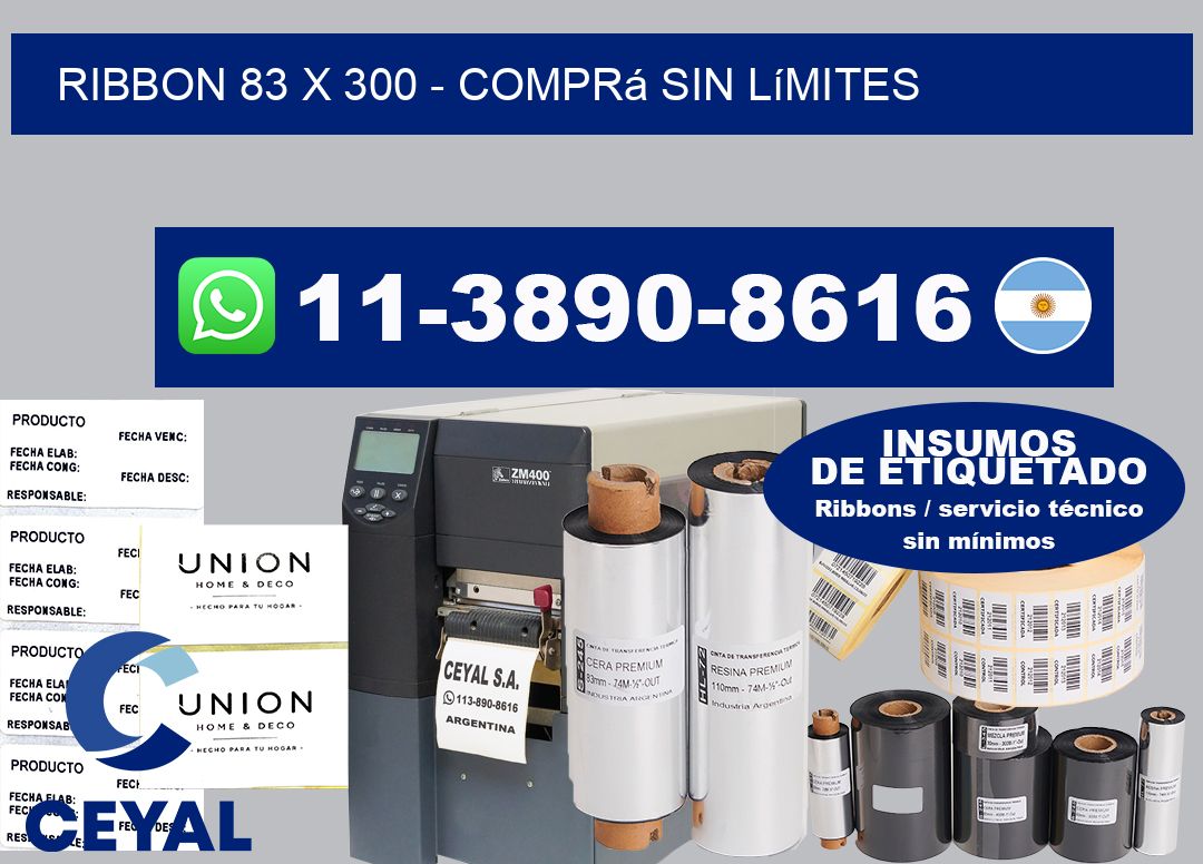 ribbon 83 x 300 – Comprá sin límites