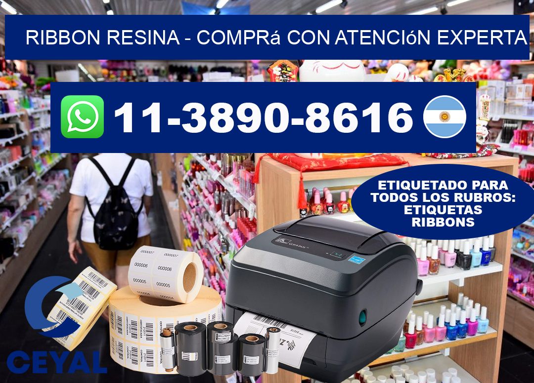ribbon resina - Comprá con atención experta