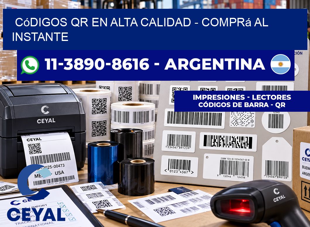 Códigos QR en Alta Calidad - Comprá al instante