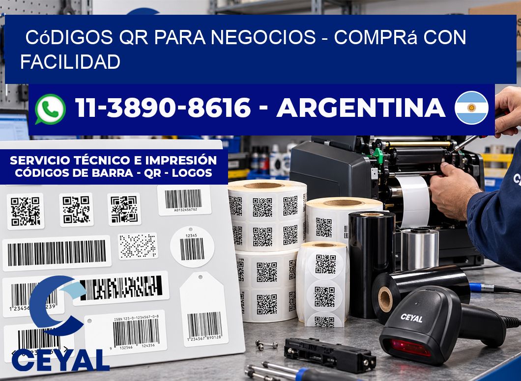 Códigos QR para Negocios - Comprá con facilidad