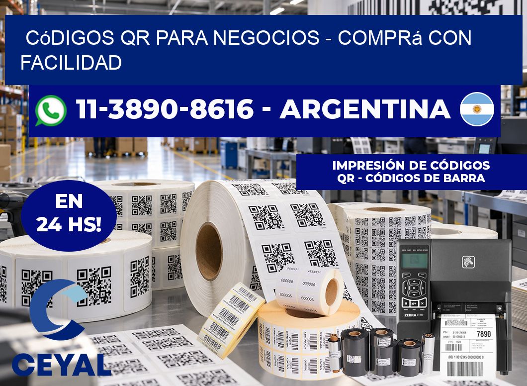 Códigos QR para Negocios - Comprá con facilidad