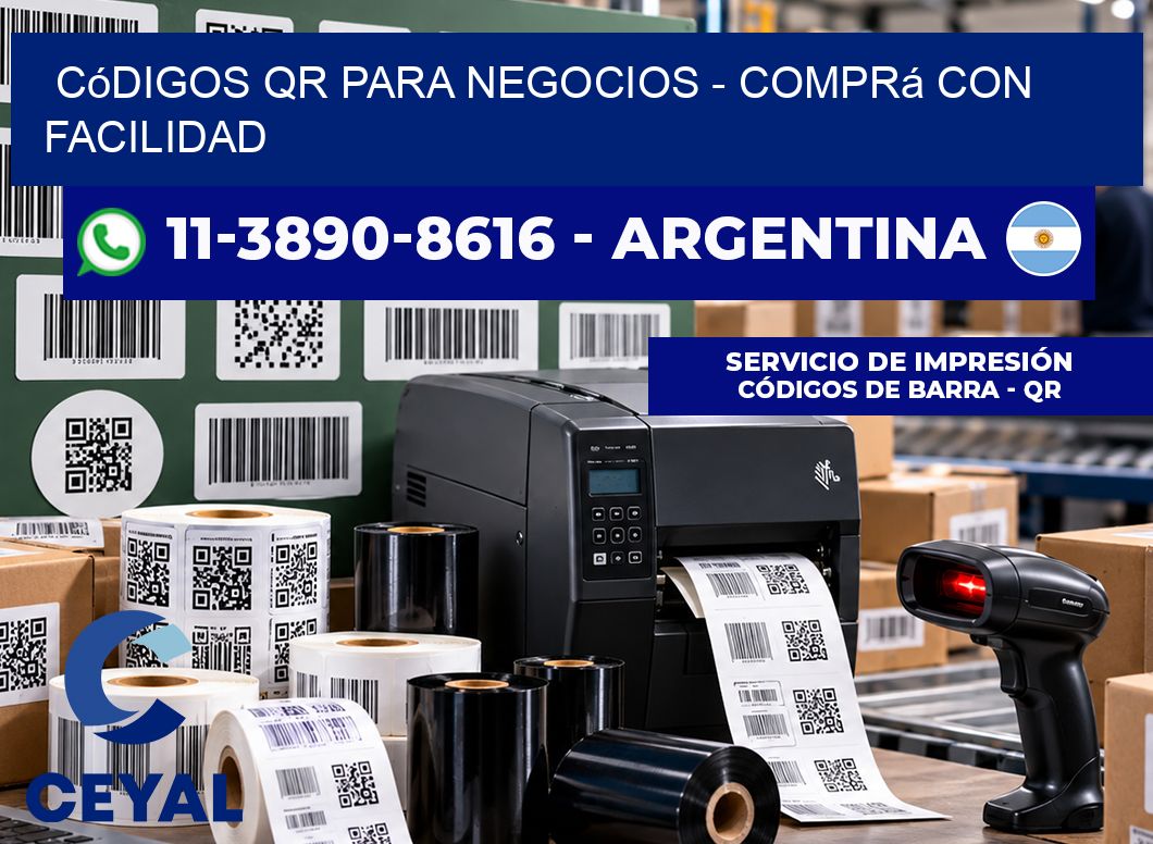 Códigos QR para Negocios – Comprá con facilidad