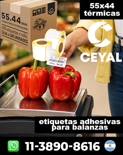 ETIQUETAS ROLLO BALANZA - Tu compra simplificada