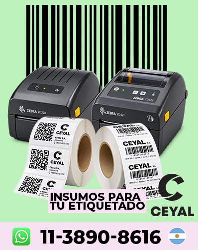 Etiquetas para Prendas de Vestir codigos de barras numerados
